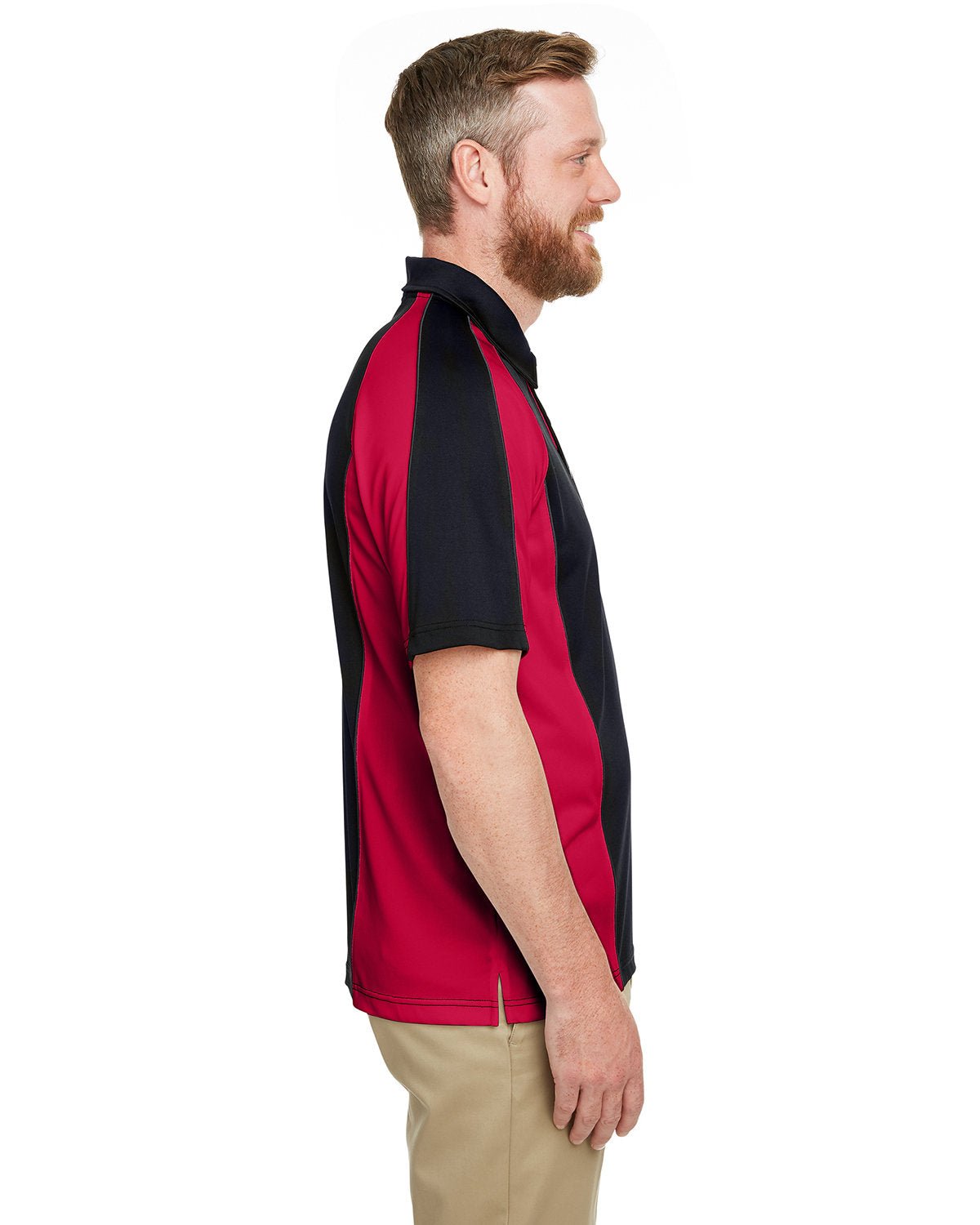 M385-Harriton-BLK/ RED/ D CHRC-Harriton-Polos-3