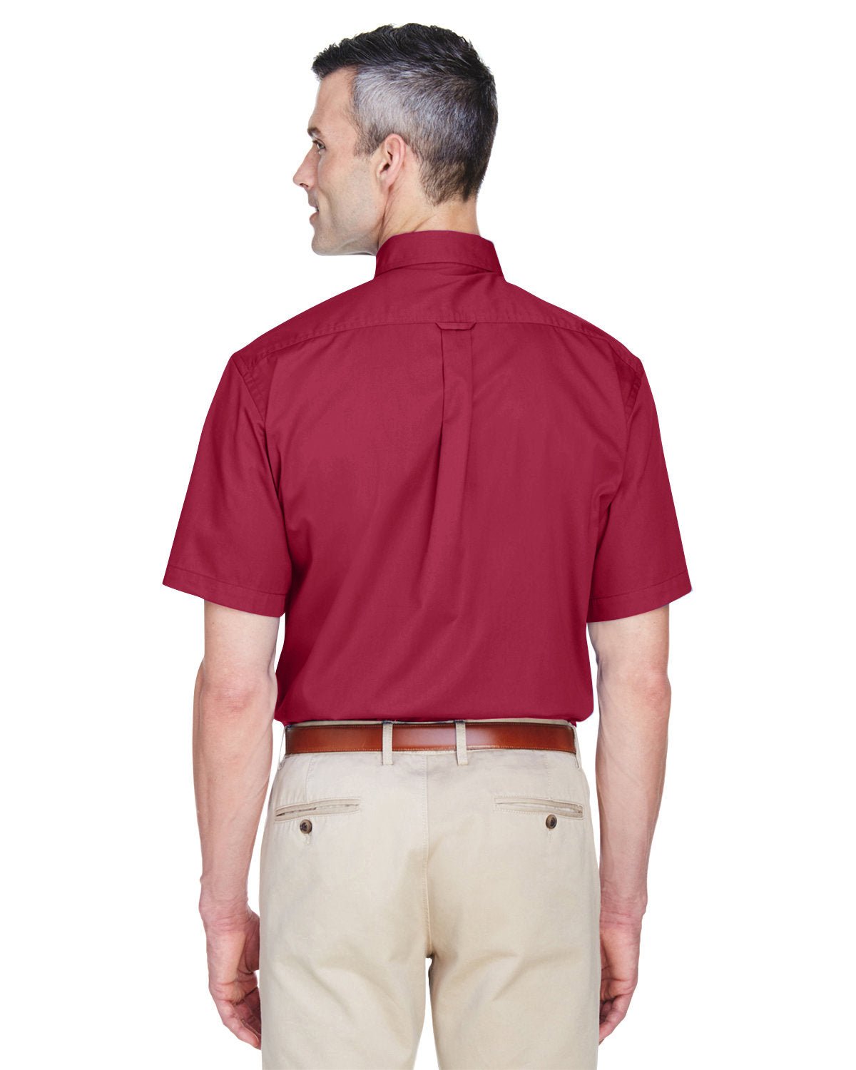 M500S-Harriton-WINE-Harriton-Woven Shirts-2