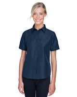 M580W-Harriton-NAVY-Harriton-Woven Shirts-1