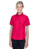 M580W-Harriton-RED-Harriton-Woven Shirts-1