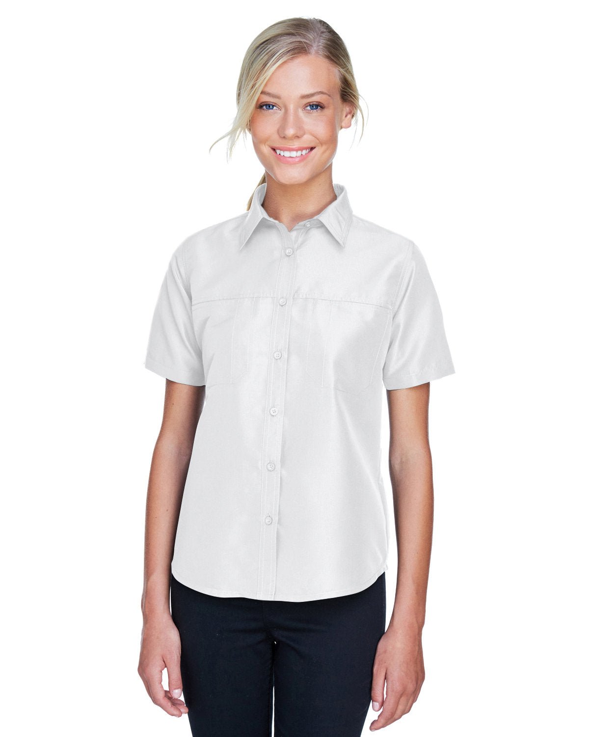 M580W-Harriton-WHITE-Harriton-Woven Shirts-1