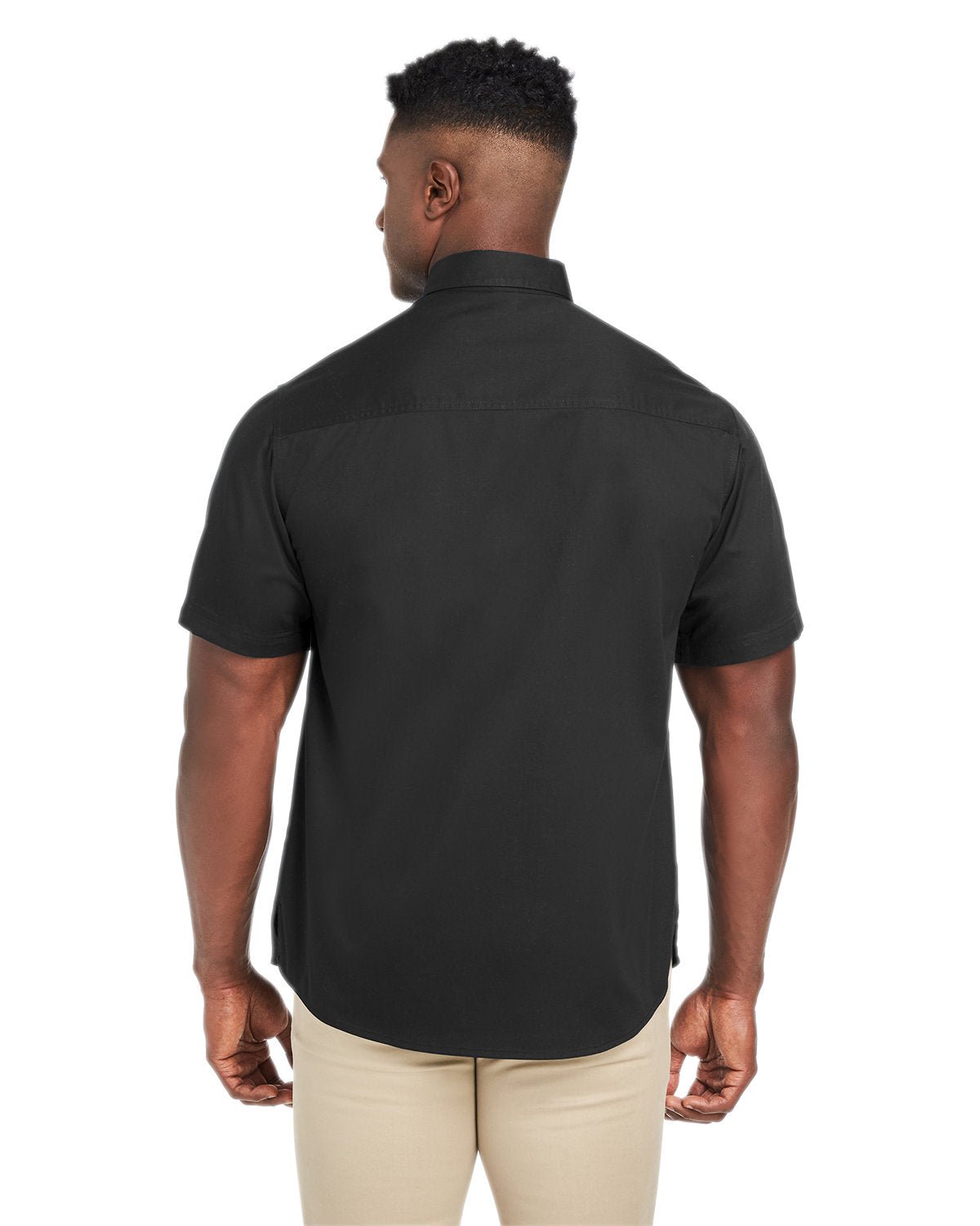 M585-Harriton-BLACK-Harriton-Woven Shirts-2