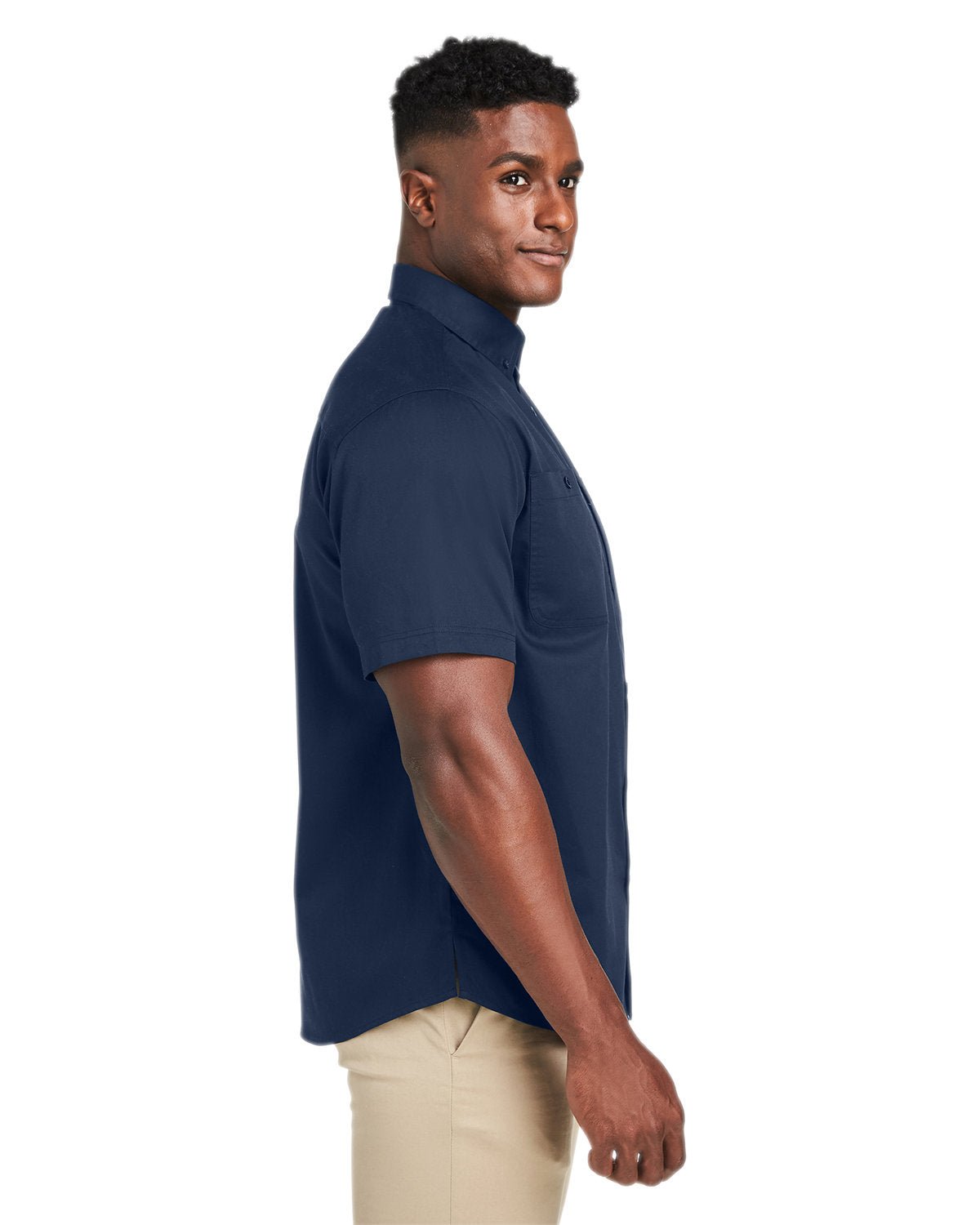 M585-Harriton-DARK NAVY-Harriton-Woven Shirts-3