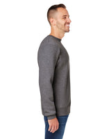 8424JA-J America-CHARCOAL HEATHER-J America-Sweatshirts-3