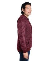 8711JA-J America-BURGUNDY SPECK-J America-Sweatshirts-3