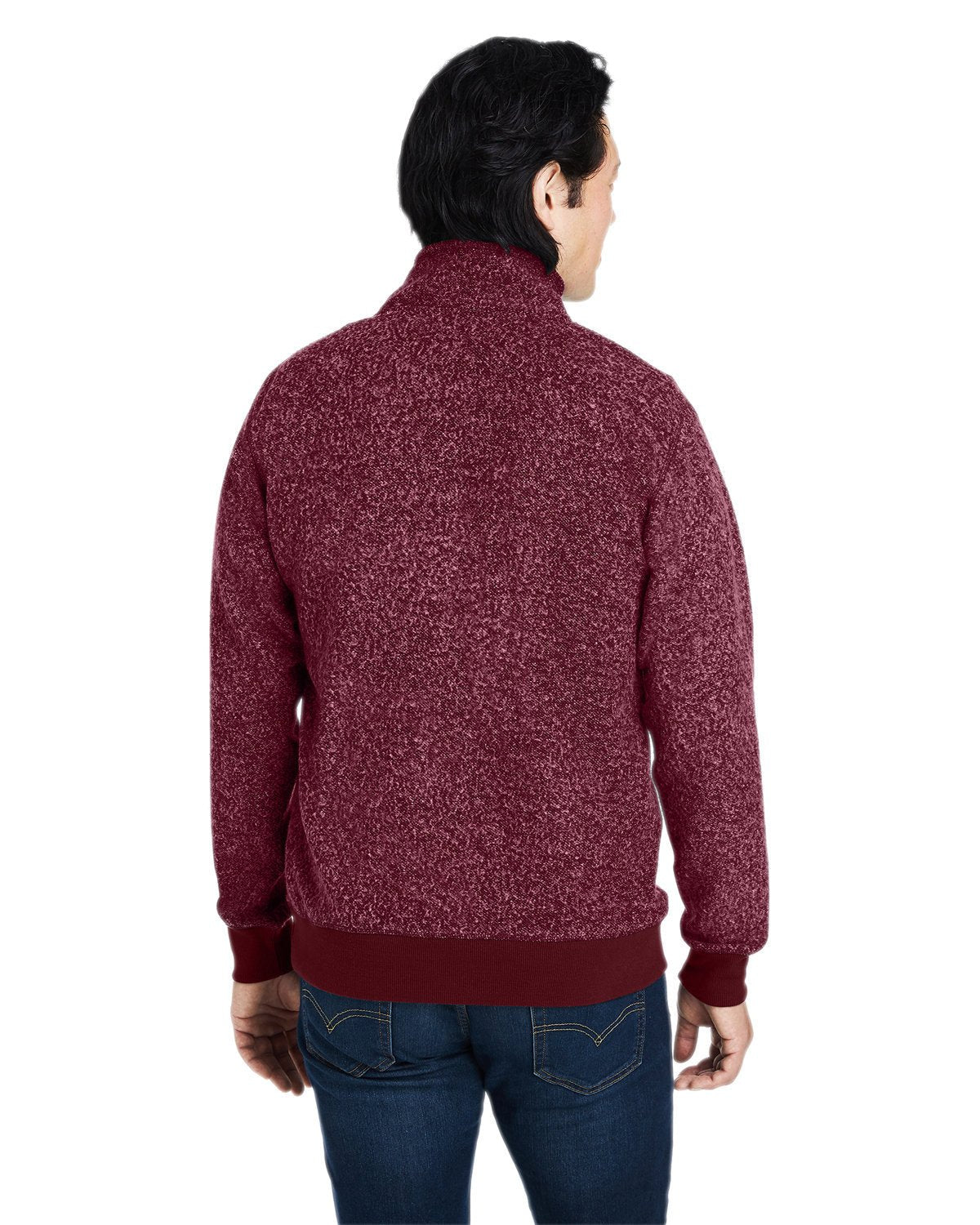 8713JA-J America-BURGUNDY SPECK-J America-Sweatshirts-2