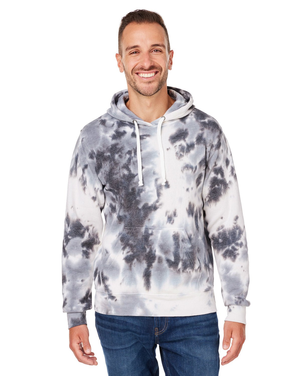 8861JA-J America-BLACK TIE DYE-J America-Sweatshirts-1