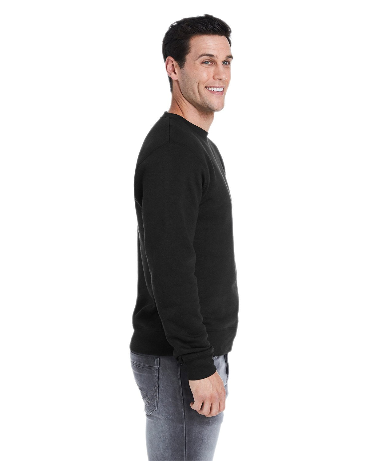 8870JA-J America-BLACK SOLID-J America-Sweatshirts-3