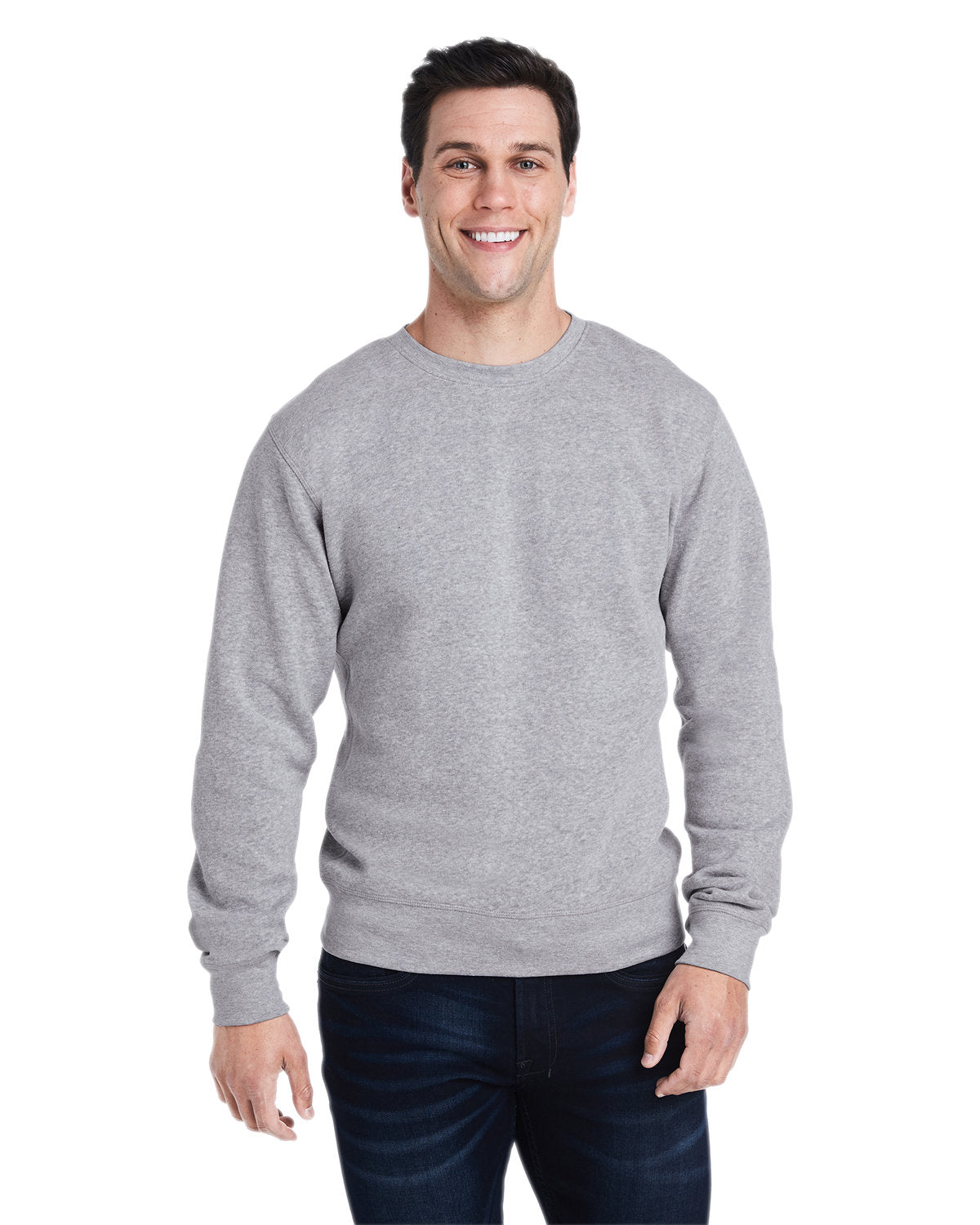 8870JA-J America-GREY TRIBLEND-J America-Sweatshirts-1