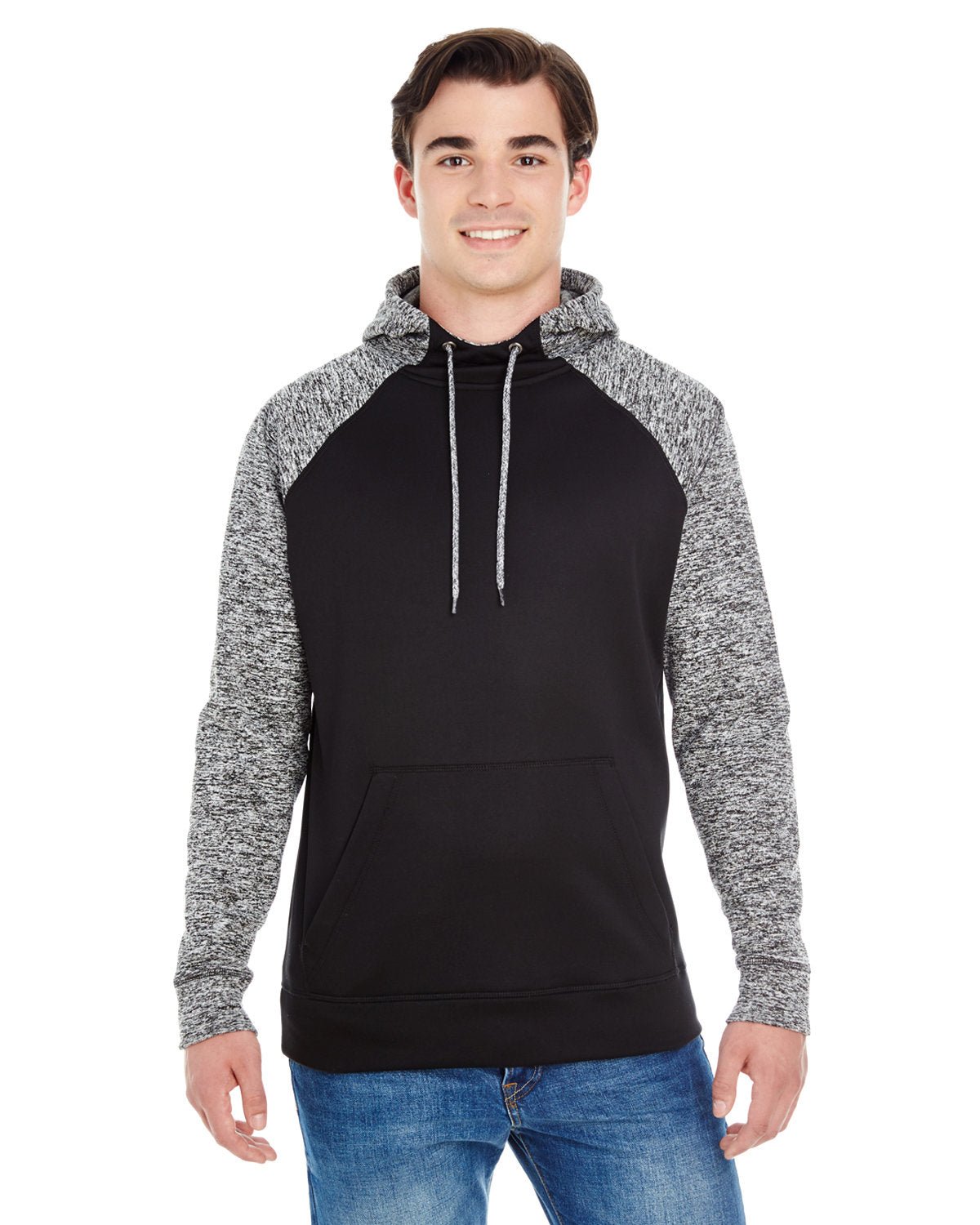 JA8612-J America-BLCK/ CHRCL FLK-J America-Sweatshirts-1