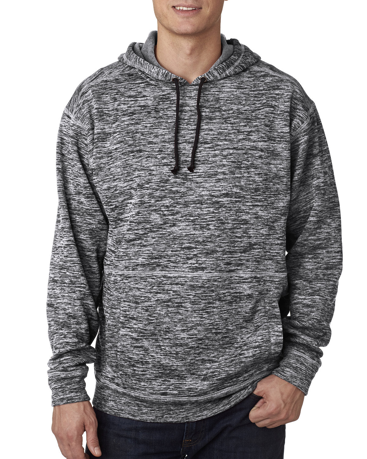 JA8613-J America-CHARCOAL FLECK-J America-Sweatshirts-1