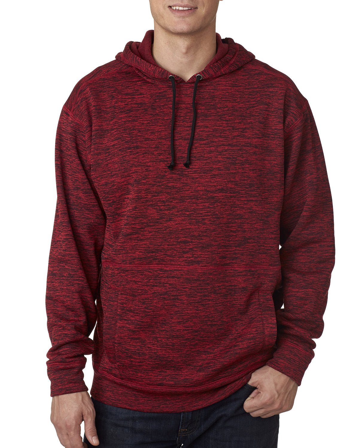 JA8613-J America-RED FLECK-J America-Sweatshirts-1