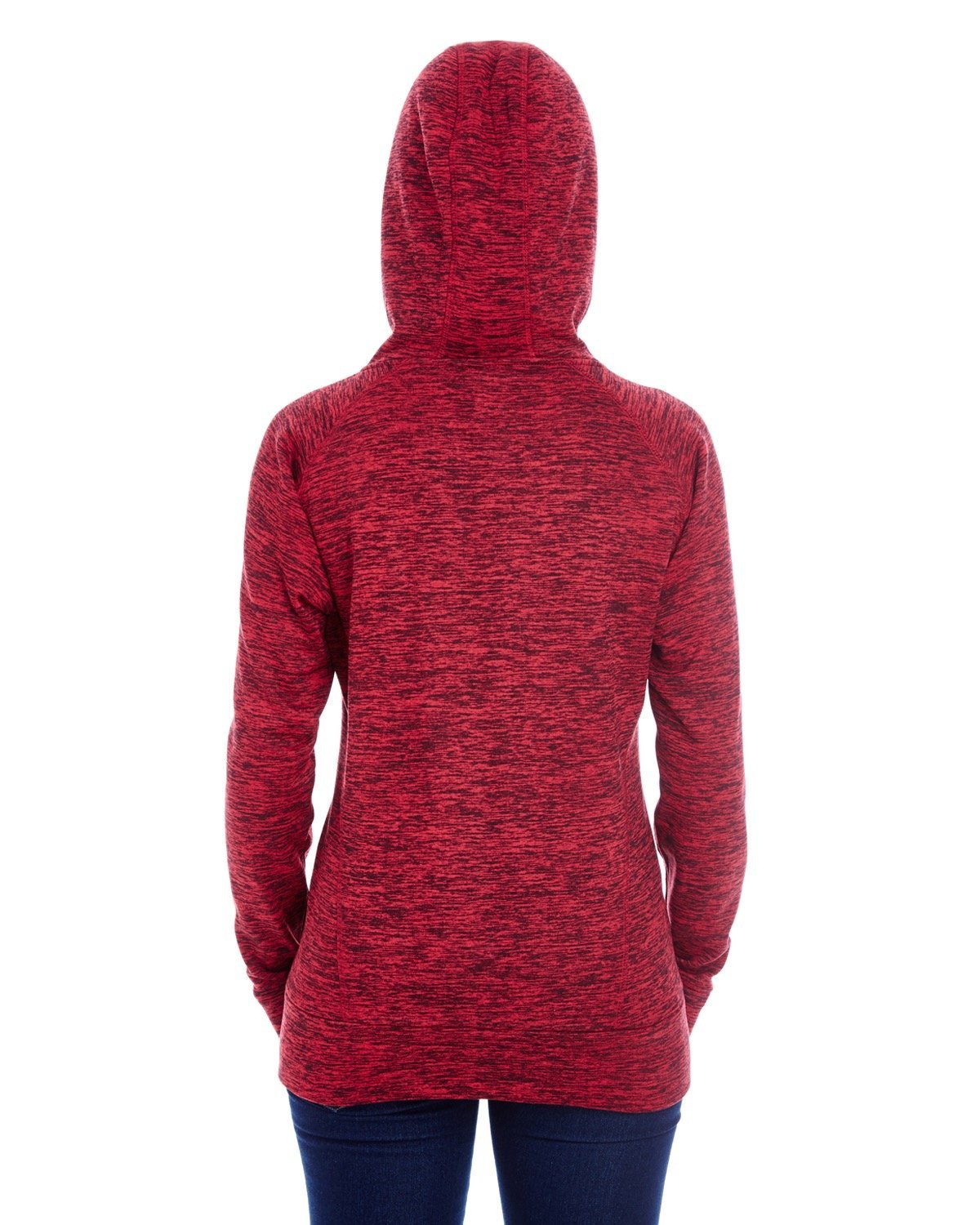 JA8616-J America-RED FLECK/ RED-J America-Sweatshirts-2