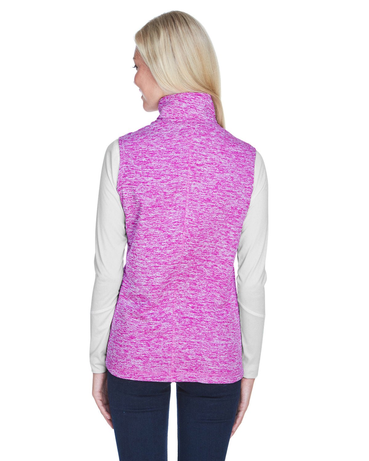 JA8625-J America-MAGENTA/ NEON YL-J America-Fleece Jackets-2