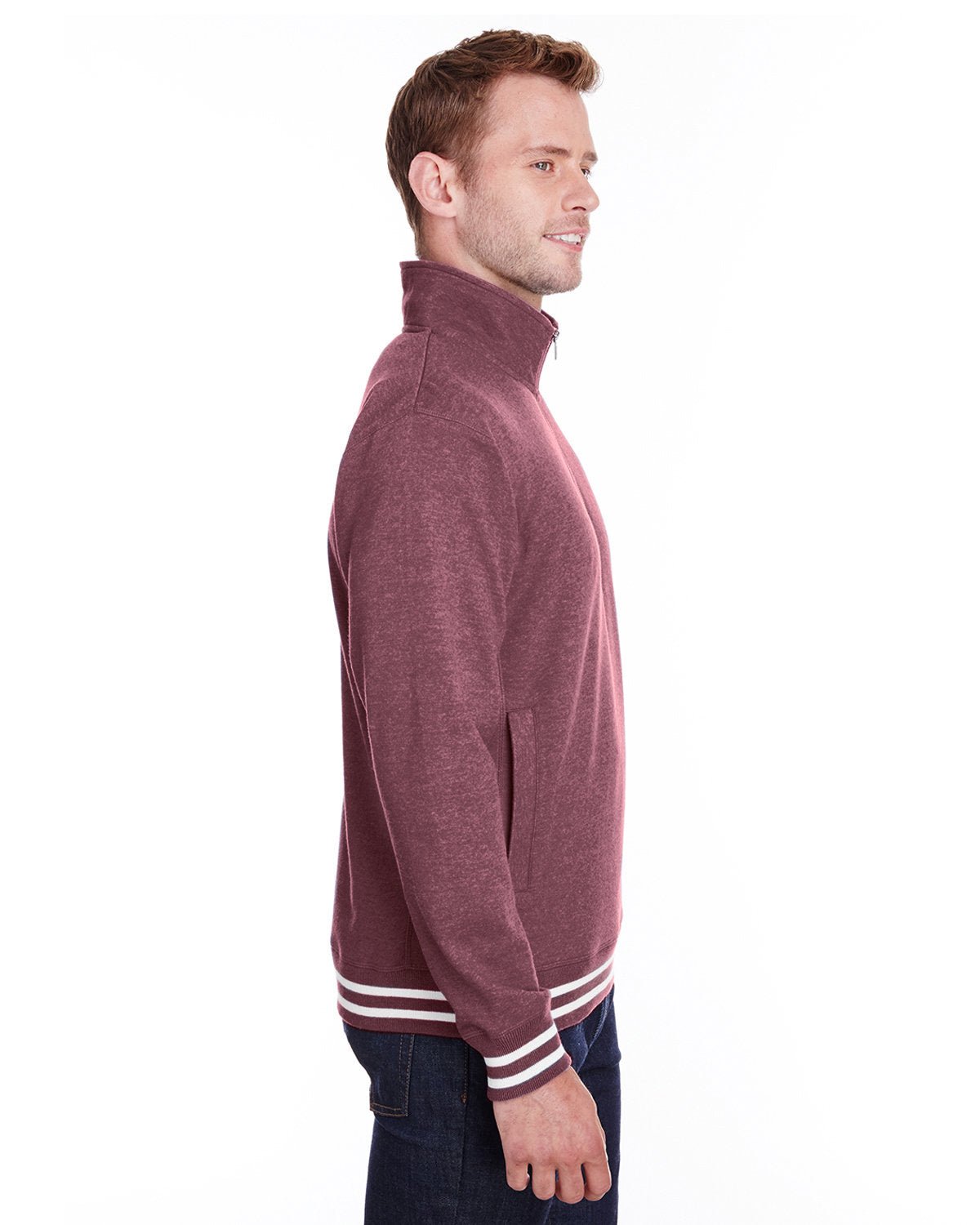 JA8650-J America-MAROON-J America-Sweatshirts-3