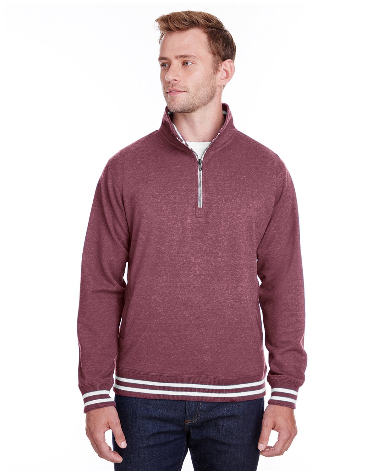 JA8650-J America-MAROON-J America-Sweatshirts-1