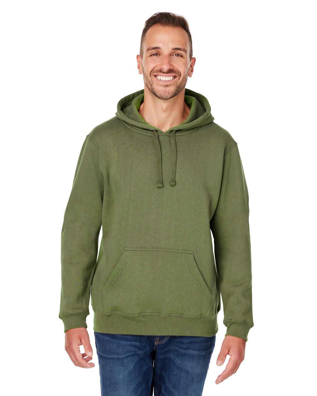 JA8824-J America-MILITARY GREEN-J America-Sweatshirts-1