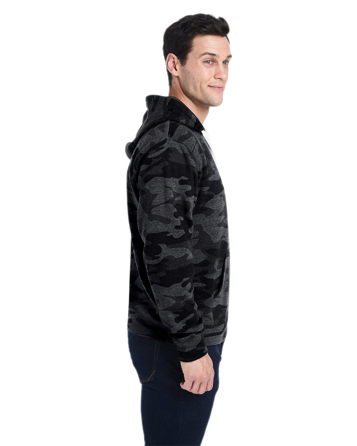 JA8871-J America-BLK CAMO TRBLND-J America-Sweatshirts-3