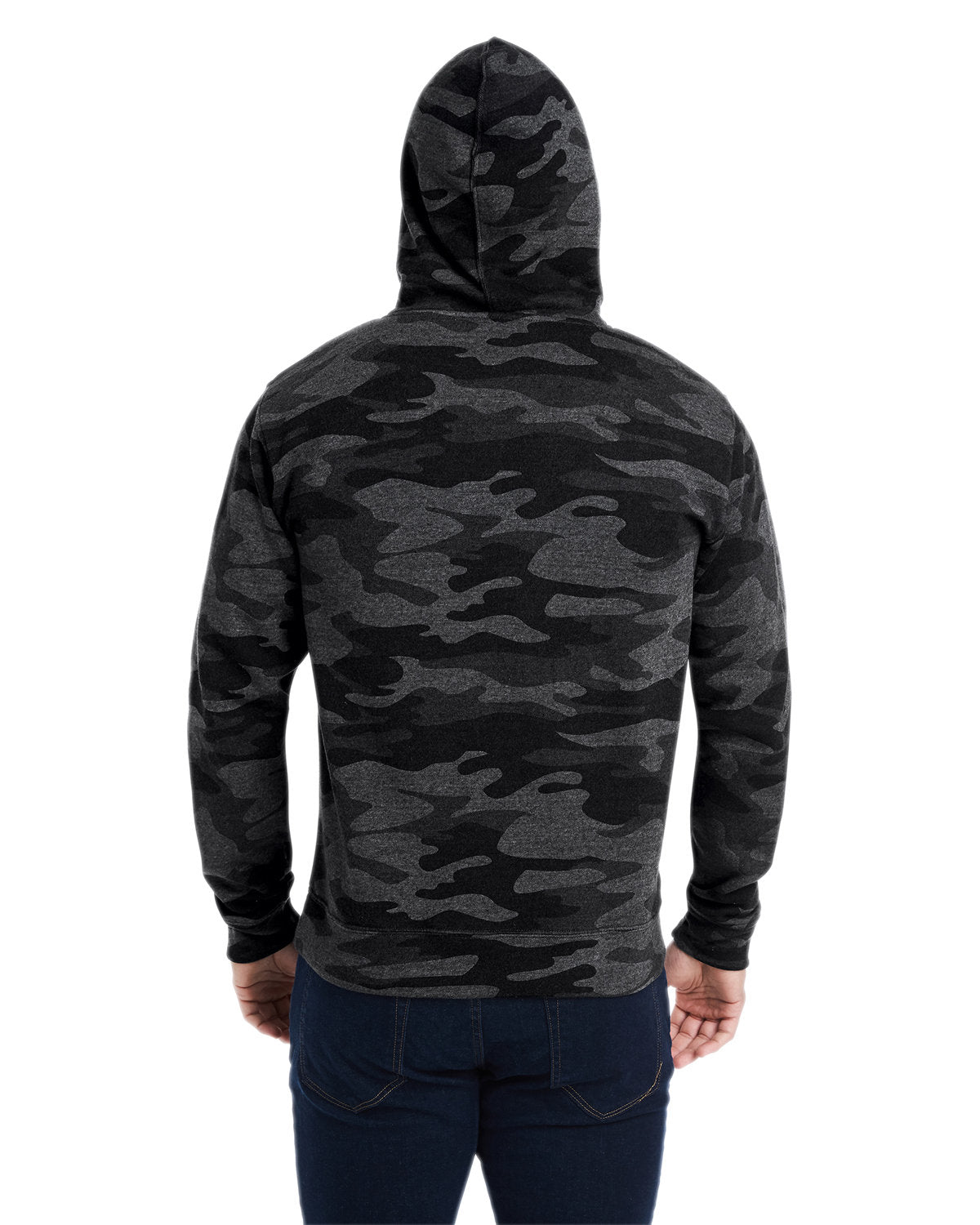 JA8871-J America-BLK CAMO TRBLND-J America-Sweatshirts-2