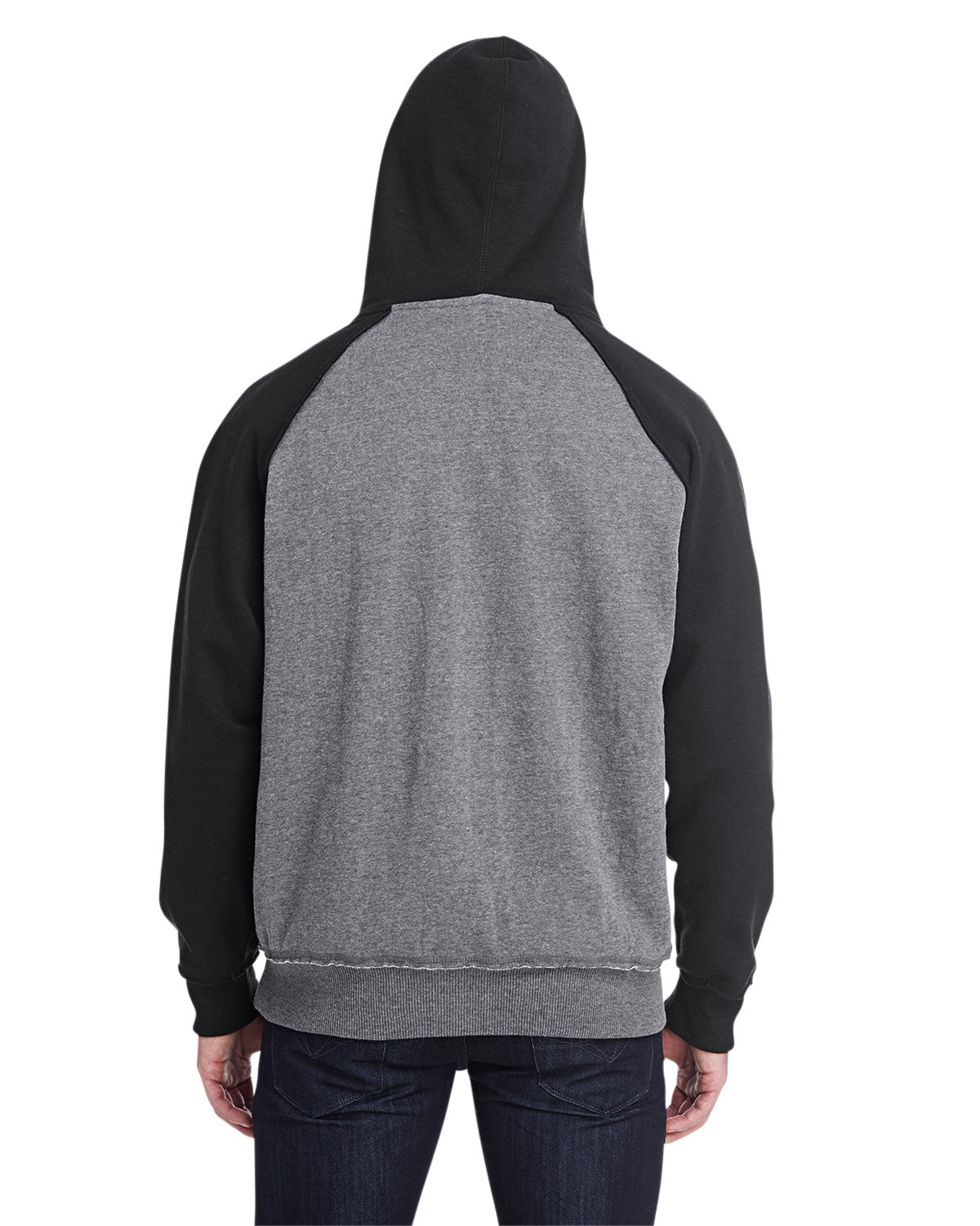 JA8885-J America-SMOKE/ BLACK-J America-Sweatshirts-2