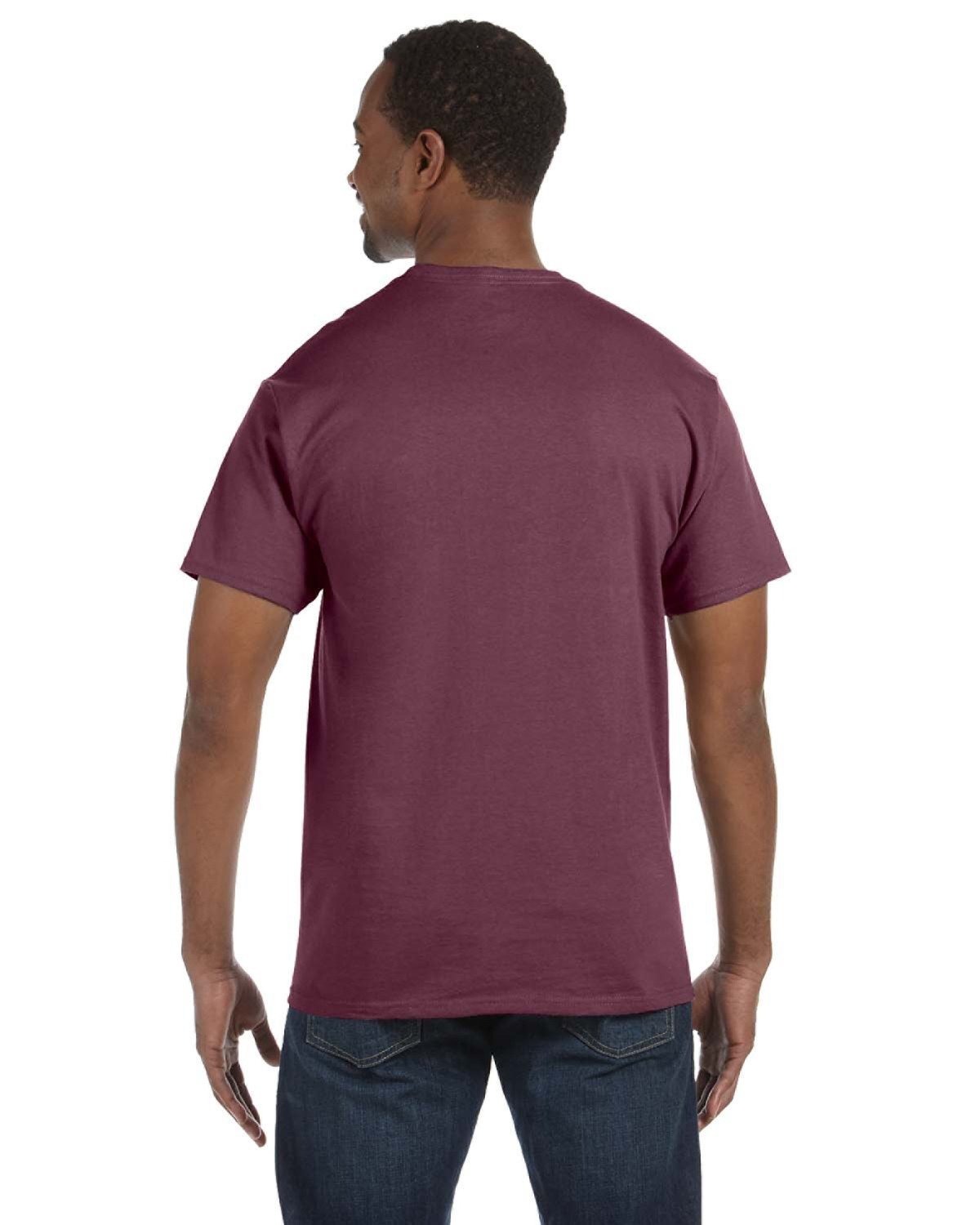 29M-Jerzees-VINT HTH MAROON-Jerzees-T-Shirts-2