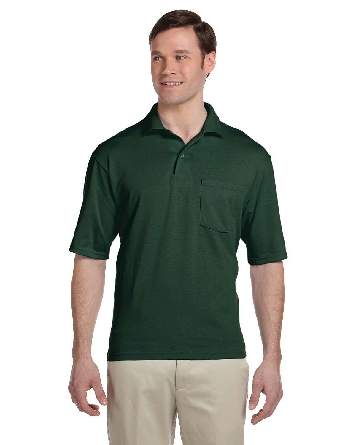 436P-Jerzees-FOREST GREEN-Jerzees-Polos-1