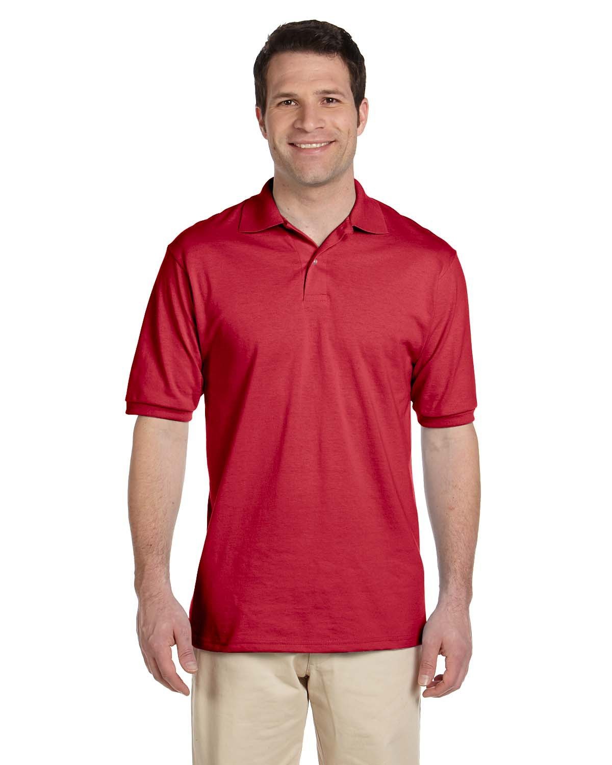 437-Jerzees-TRUE RED-Jerzees-Polos-1