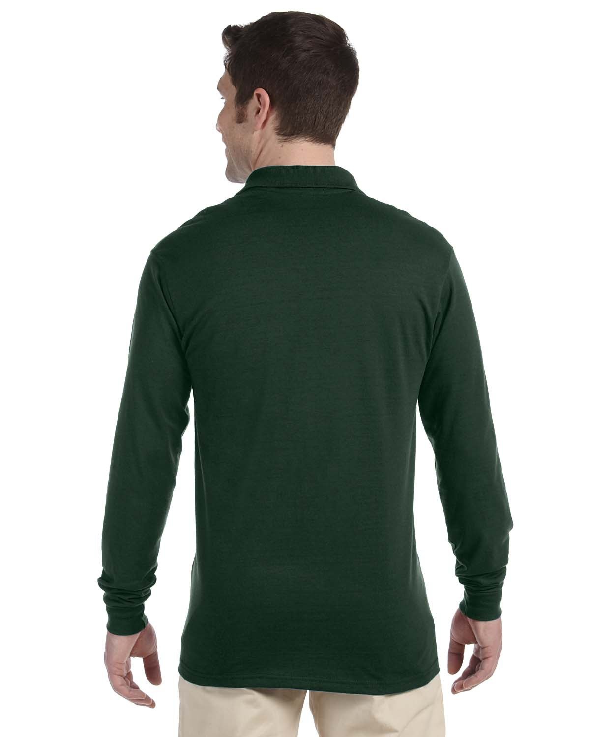 437ML-Jerzees-FOREST GREEN-Jerzees-Polos-2