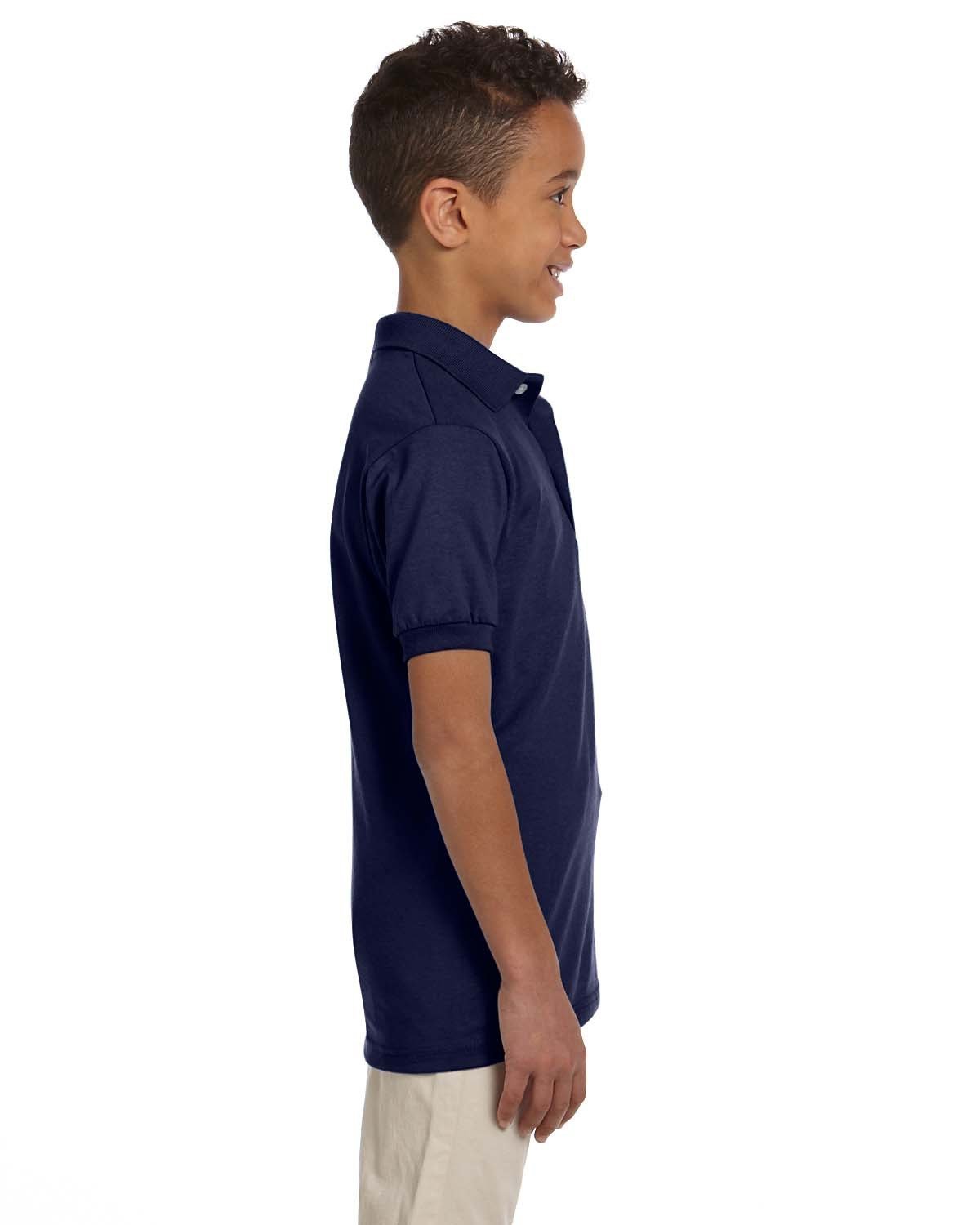 437Y-Jerzees-J NAVY-Jerzees-Polos-3