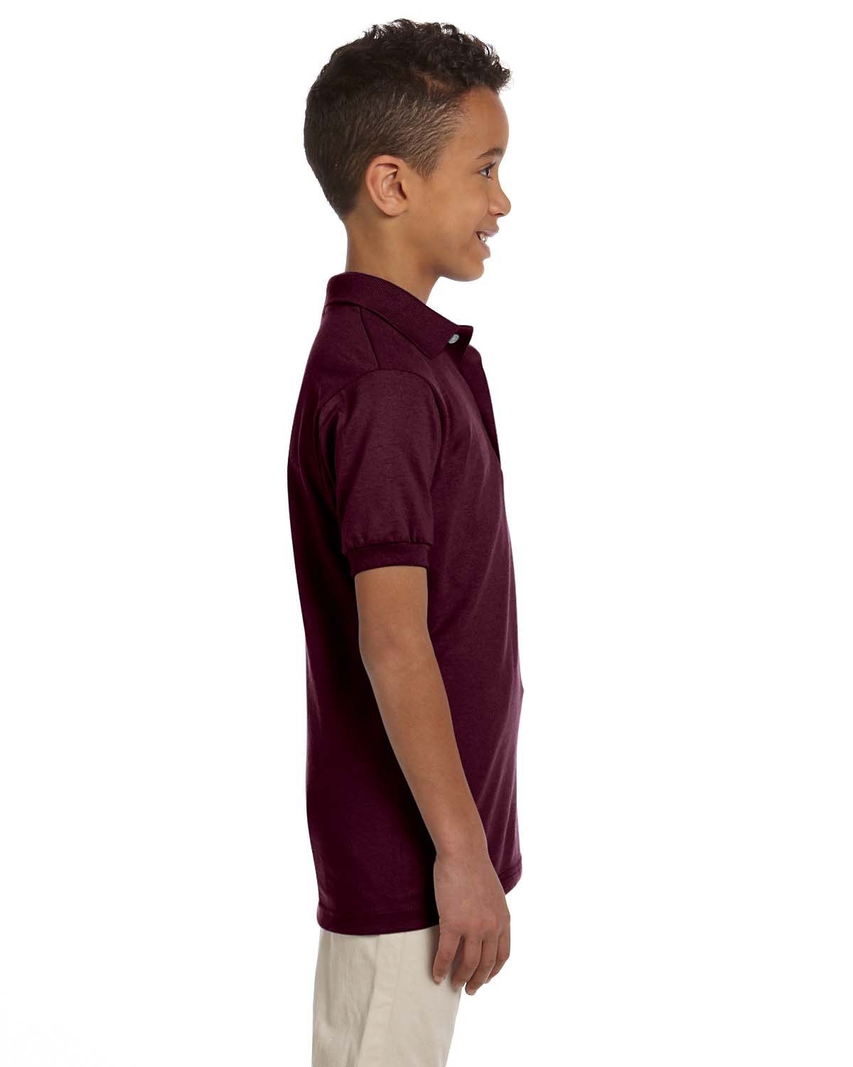 437Y-Jerzees-MAROON-Jerzees-Polos-3