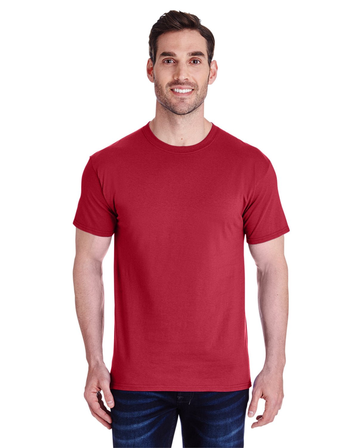 460R-Jerzees-TRUE RED-Jerzees-T-Shirts-1