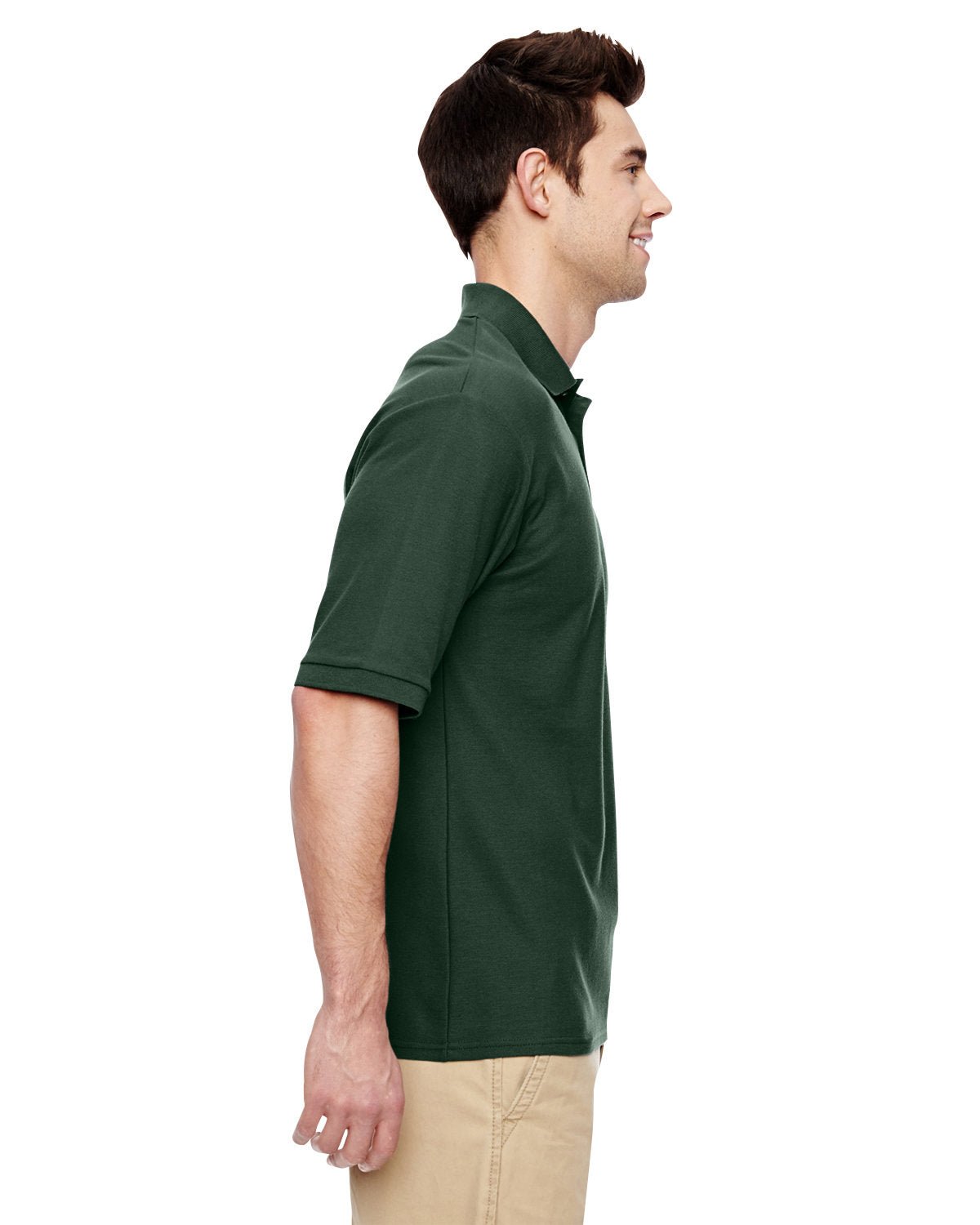 537MSR-Jerzees-FOREST GREEN-Jerzees-Polos-3