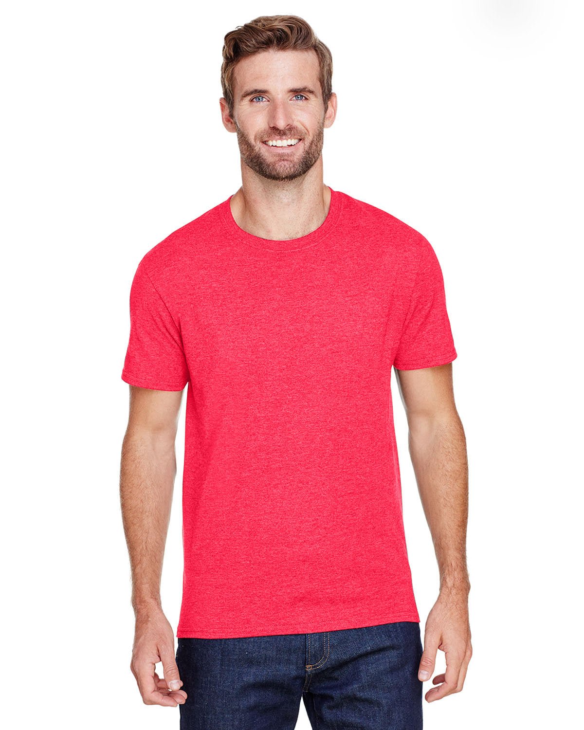 560MR-Jerzees-FIERY RED HTHR-Jerzees-T-Shirts-1