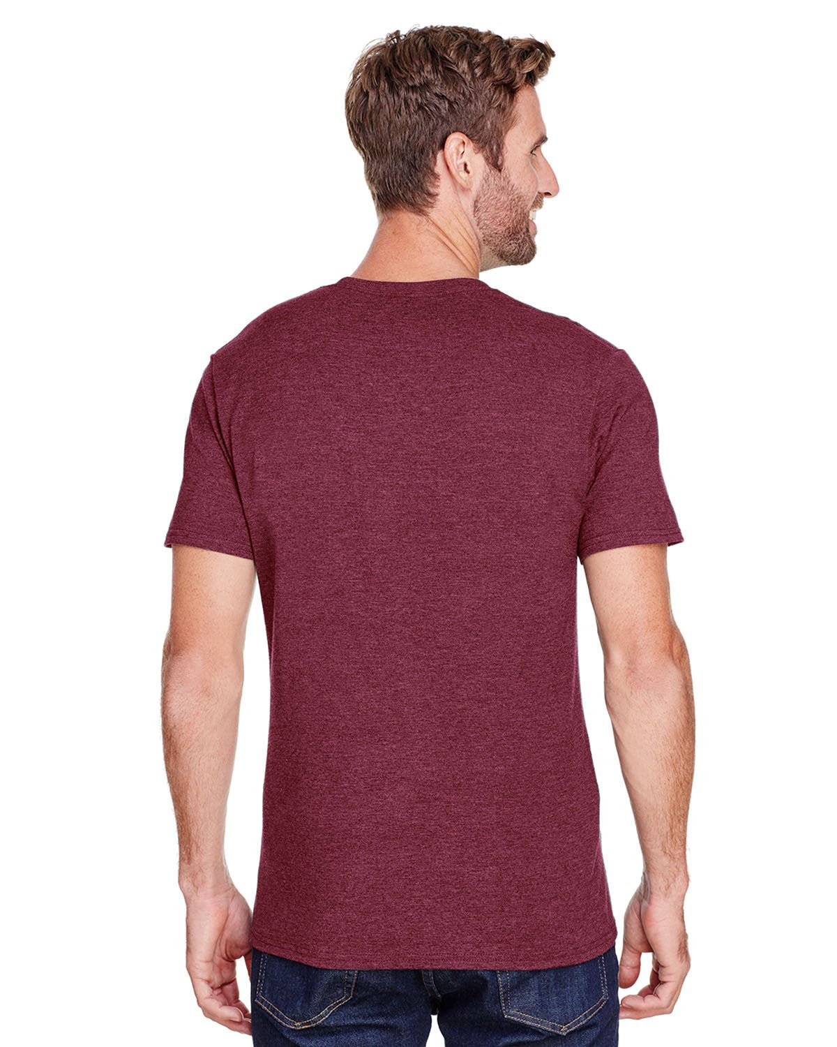 560MR-Jerzees-MAROON HEATHER-Jerzees-T-Shirts-2