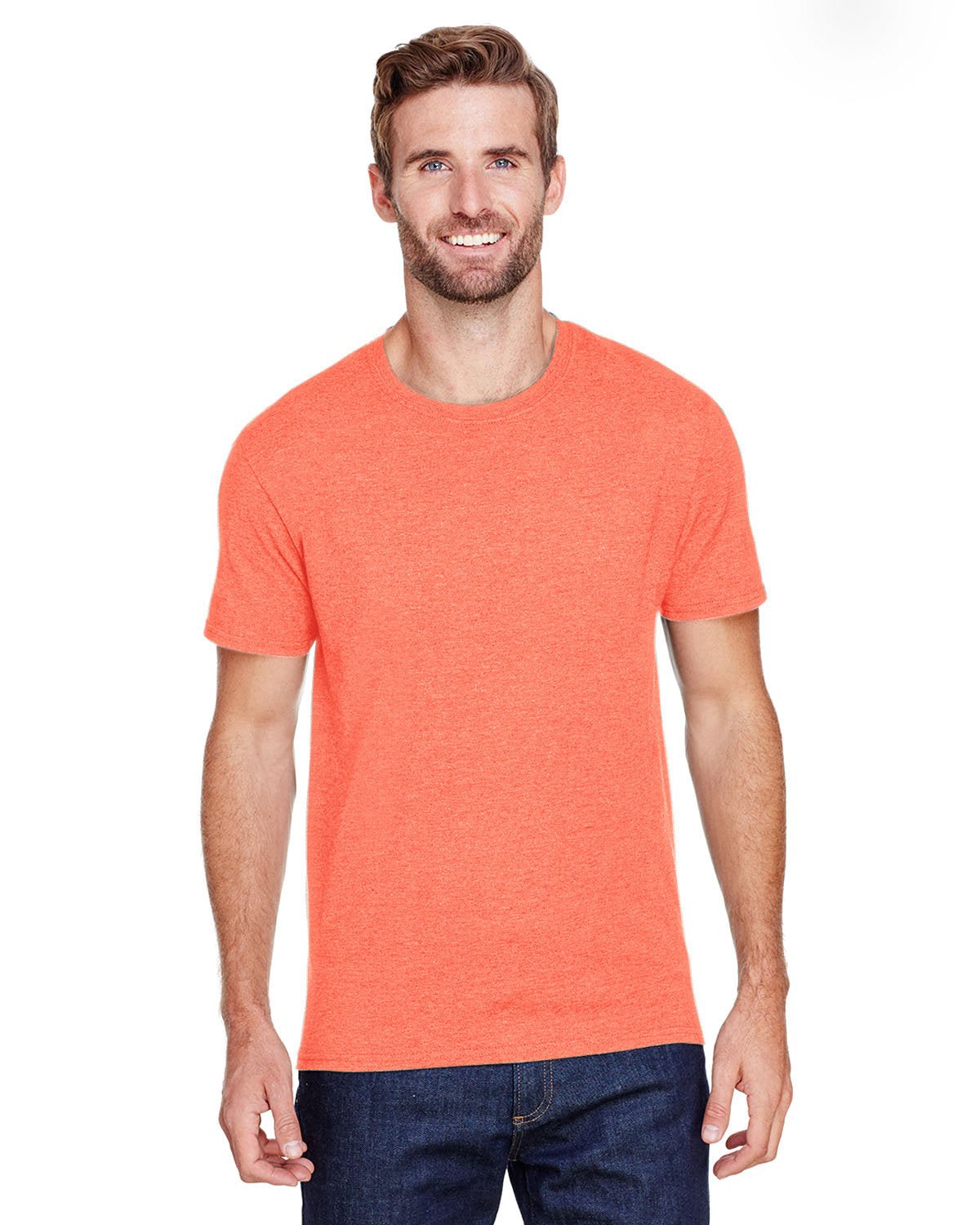 560MR-Jerzees-VIN HTHR ORANGE-Jerzees-T-Shirts-1