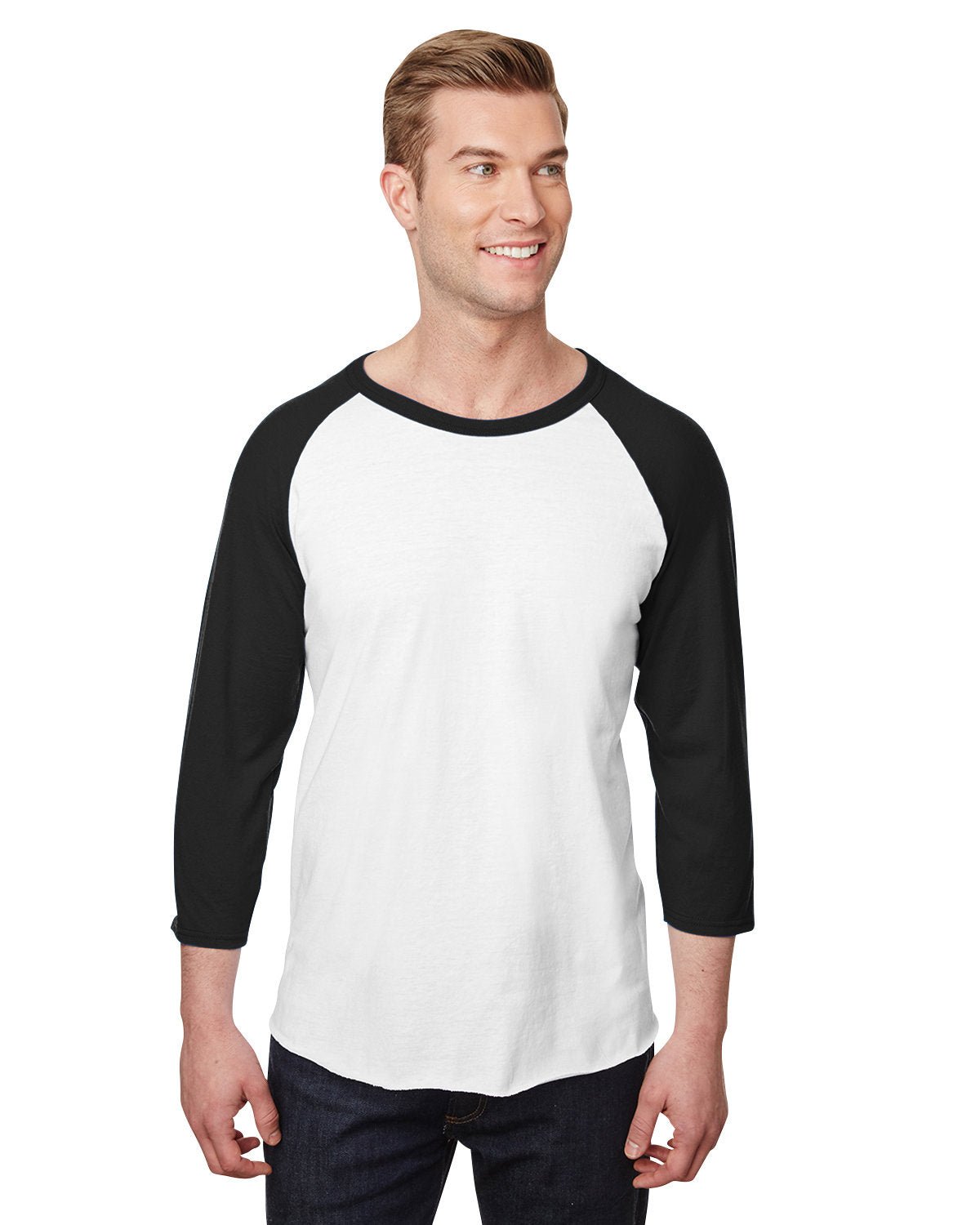 560RR-Jerzees-WHITE/ BLACK INK-Jerzees-T-Shirts-1