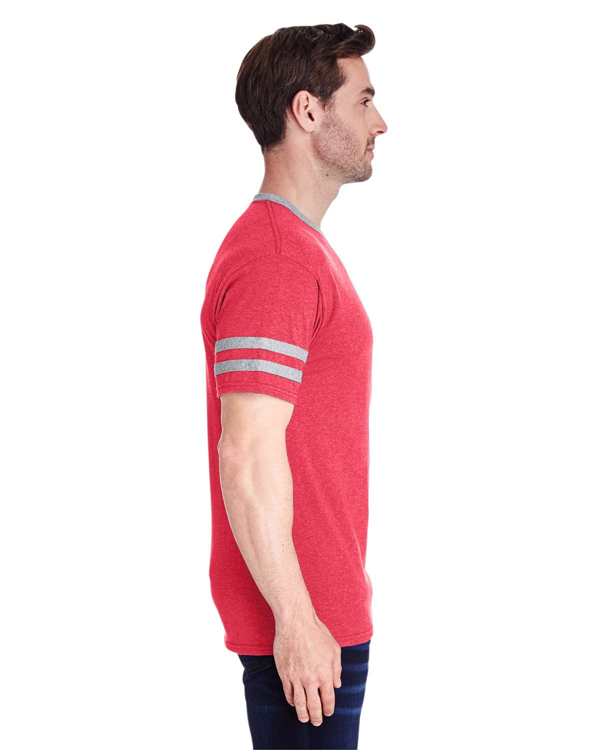 602MR-Jerzees-FR RED HTH/ OXFR-Jerzees-T-Shirts-3