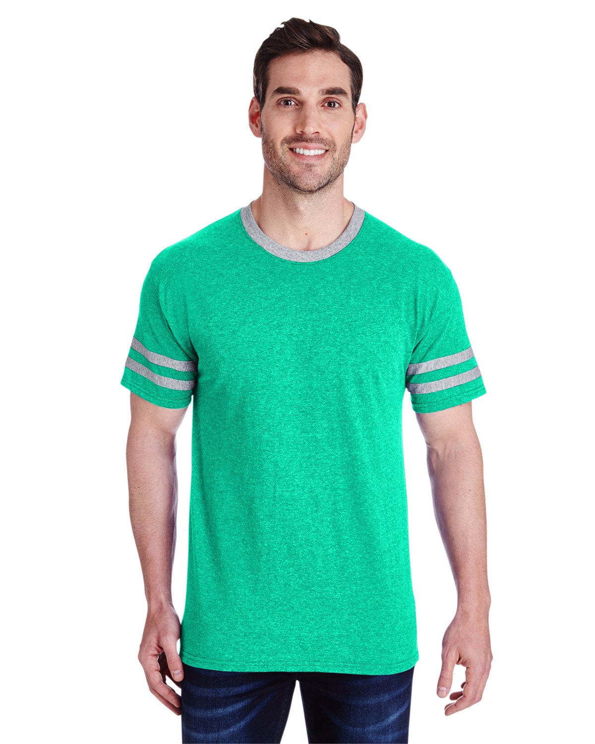 602MR-Jerzees-MINT HTH/ OXFORD-Jerzees-T-Shirts-1