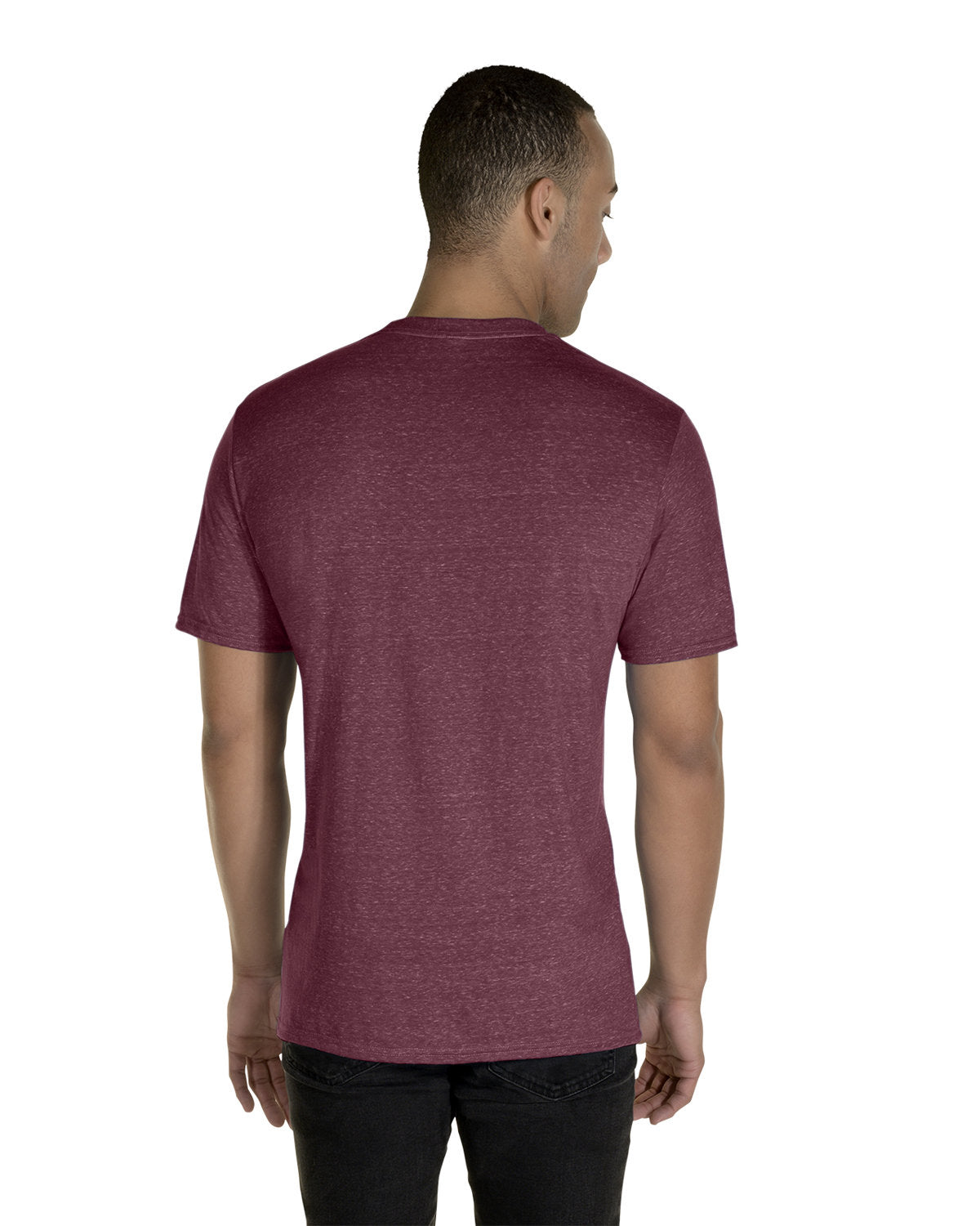 88MR-Jerzees-MAROON SNOW HTH-Jerzees-T-Shirts-2