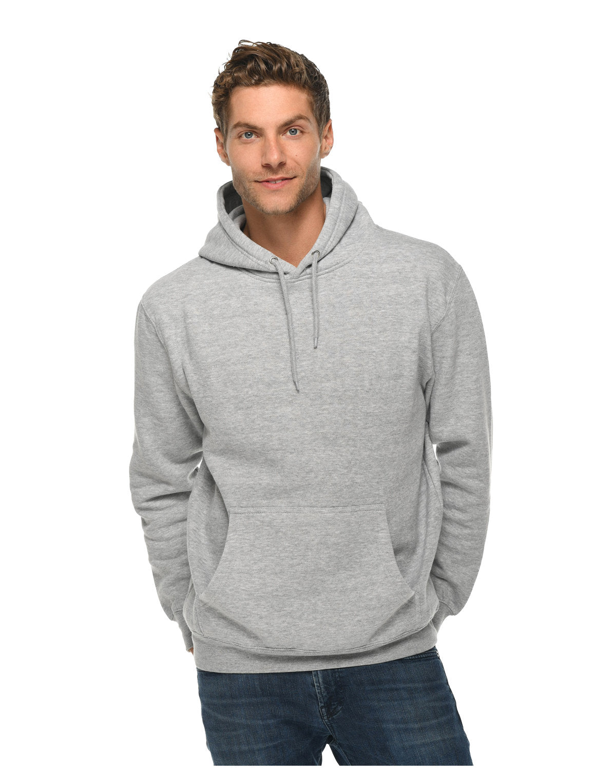 LS14001-Lane Seven-HEATHER GREY-Lane Seven-Sweatshirts-1