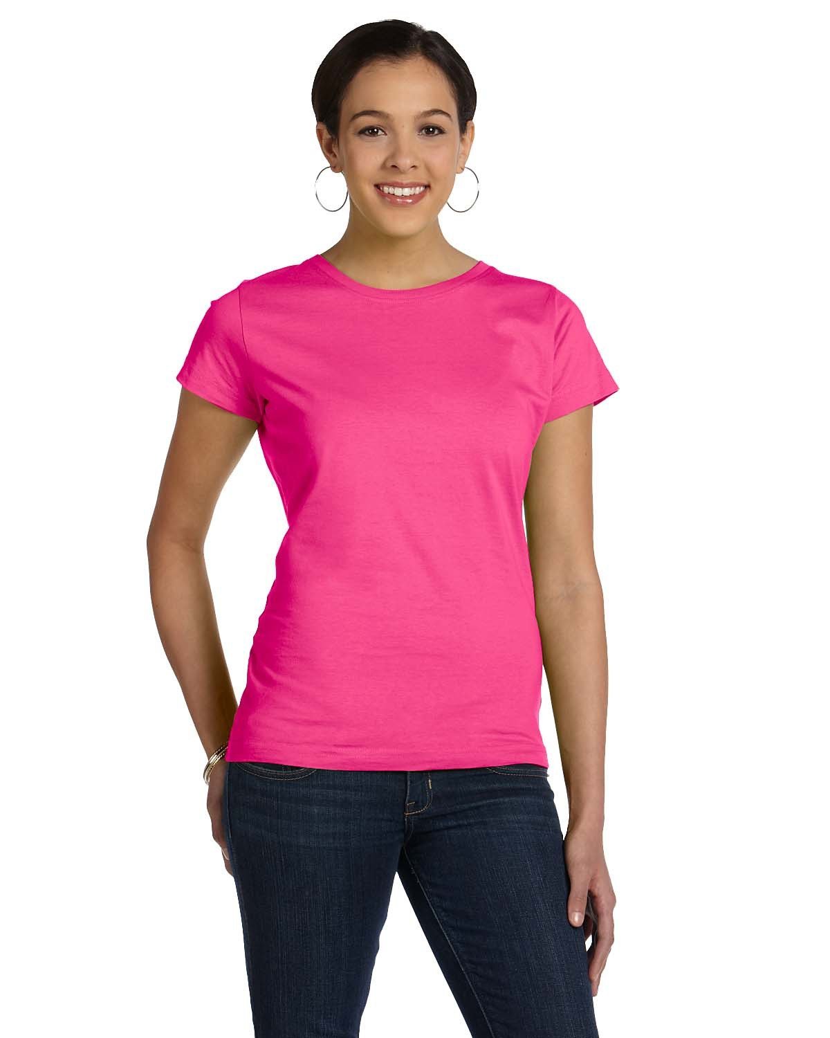 3516-LAT-HOT PINK-LAT-T-Shirts-1