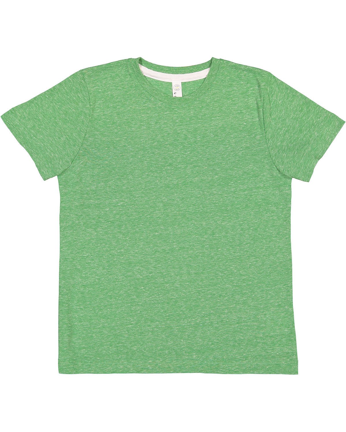 6191-LAT-GREEN MELANGE-LAT-T-Shirts-1