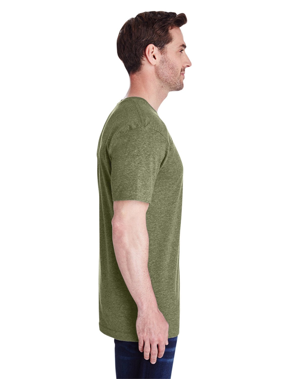 6901-LAT-VNT MILITARY GRN-LAT-T-Shirts-3