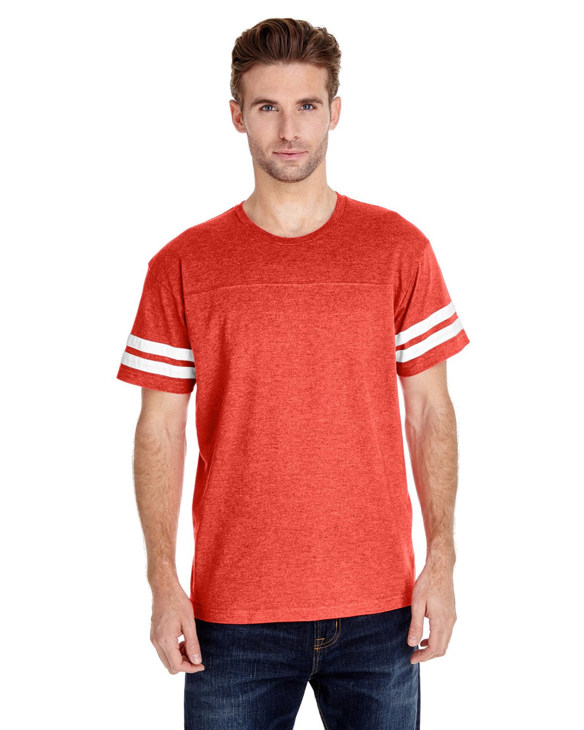 6937-LAT-VN ORANGE/ BD WH-LAT-T-Shirts-1