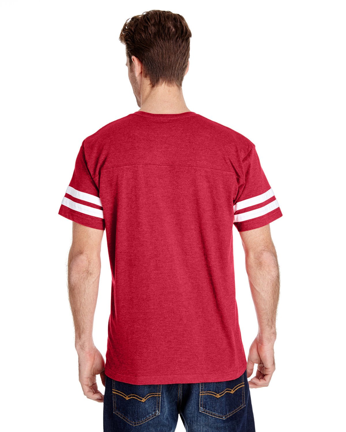 6937-LAT-VN RED/ BLD WHT-LAT-T-Shirts-2