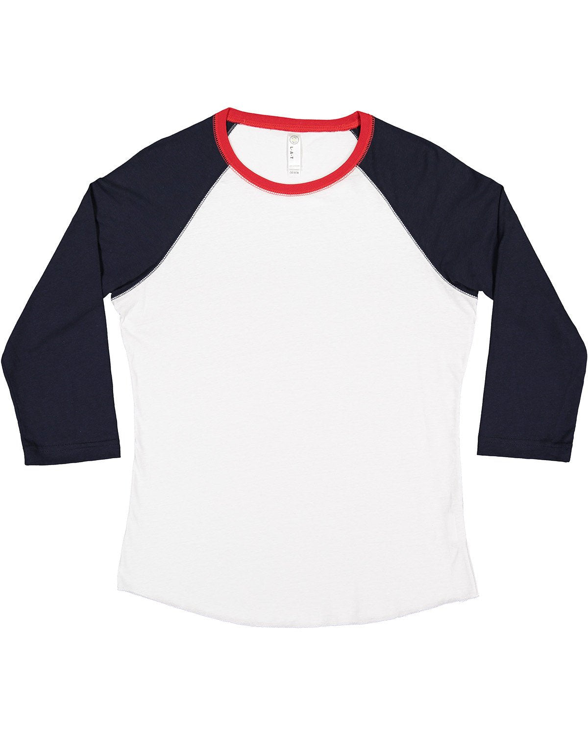 LA3530-LAT-WHITE/ NAVY/ RED-LAT-T-Shirts-1