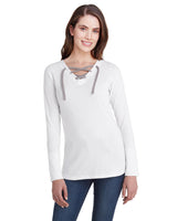 LA3538-LAT-BLEND WHT/ TITNM-LAT-T-Shirts-1