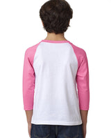 3352-Next Level Apparel-HOT PINK/ WHITE-Next Level Apparel-T-Shirts-2