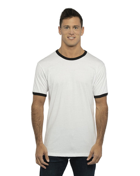 3604-Next Level Apparel-WHITE/ BLACK-Next Level Apparel-T-Shirts-1