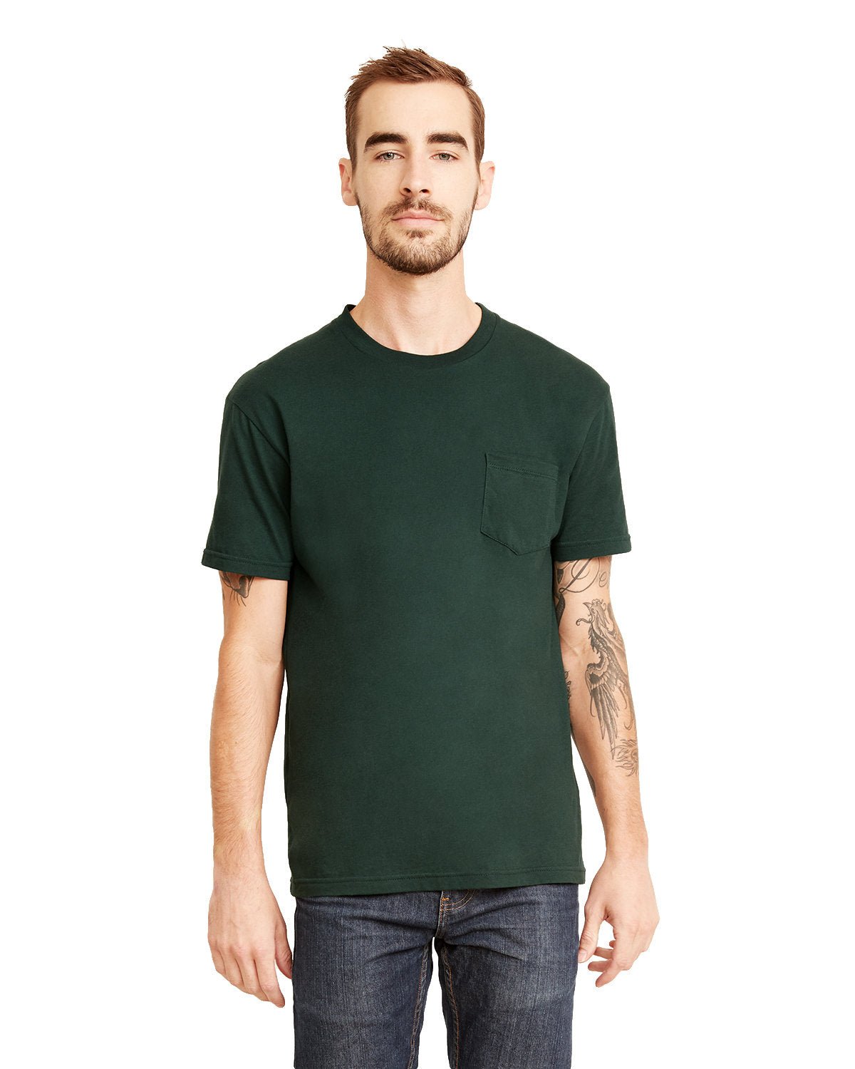 3605-Next Level Apparel-FOREST GREEN-Next Level Apparel-T-Shirts-1